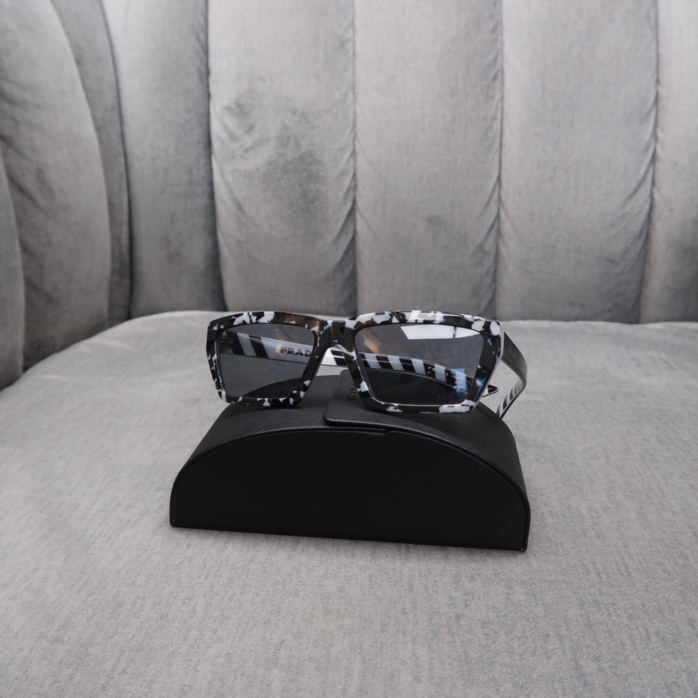 Prada Black and White Sunglasses